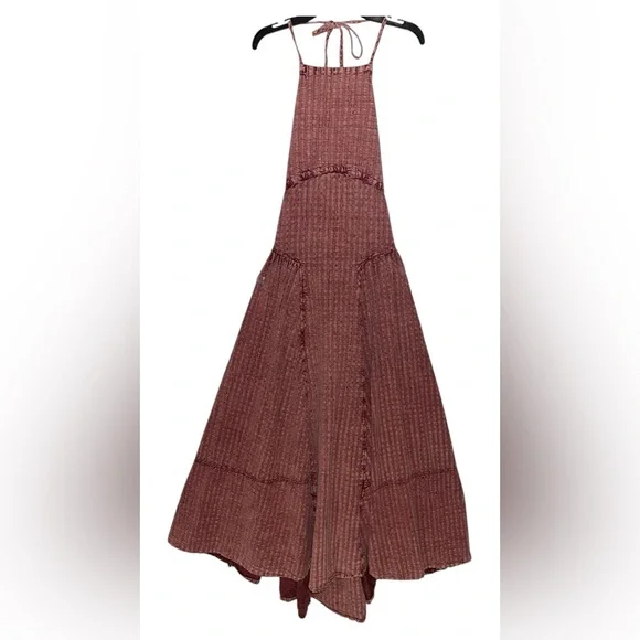 120. FREE PEOPLE Mind Over Matter Midi in Burnt Henna Sz M NWOT $198 - Picture 12 of 12